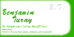 benjamin turay business card